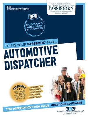 cover image of Automotive Dispatcher